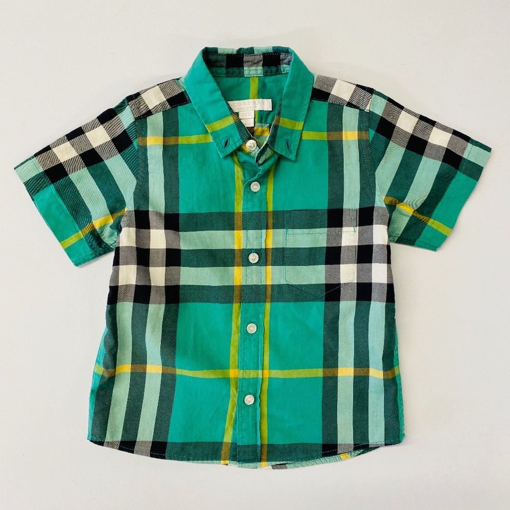 Burberry Plaid Shirt - size 4T